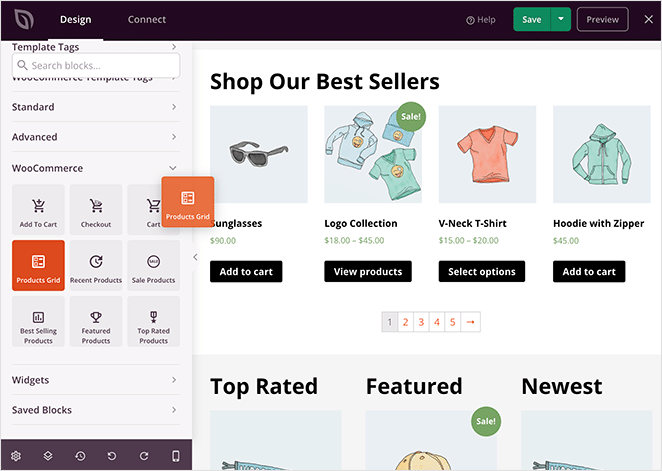 wooCommerce store builder