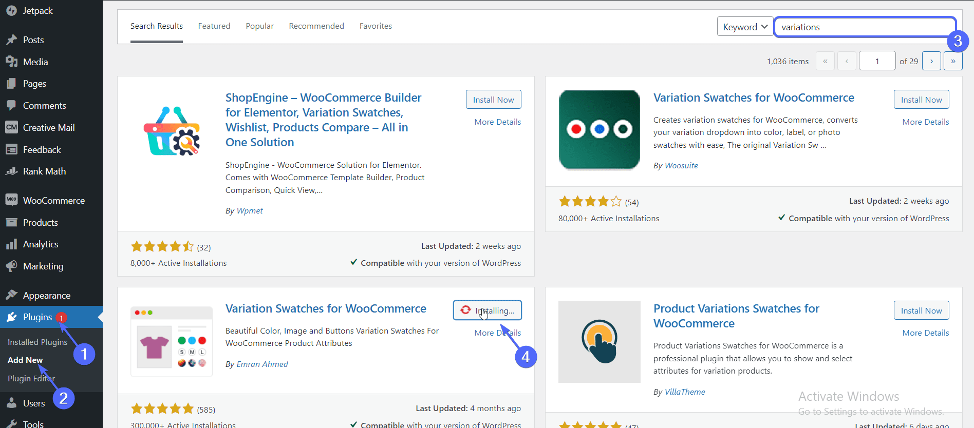 Aggiungi nuovi plugin