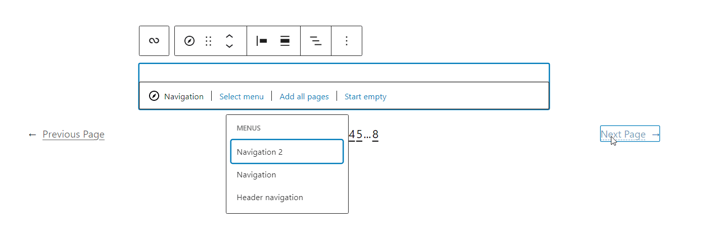 Wählen Sie ein Menü aus