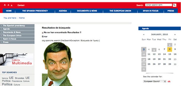 Mr Bean premier ministre espagnol