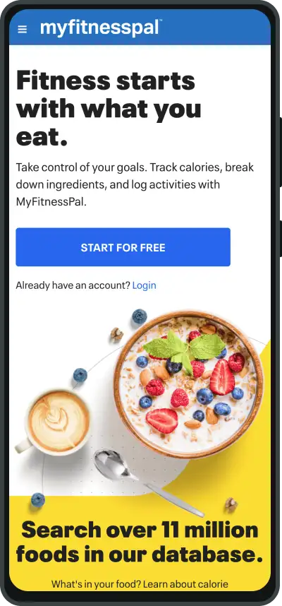 MyFitnessPal ist eine beliebte Wahl für die besten Fitness-Apps