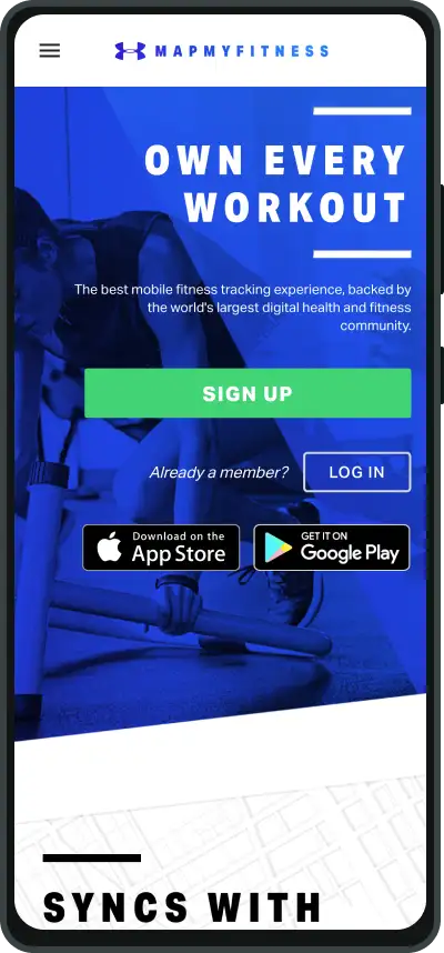 MapMyFitness ist einer unserer Favoriten für die Liste der besten Fitness-Apps