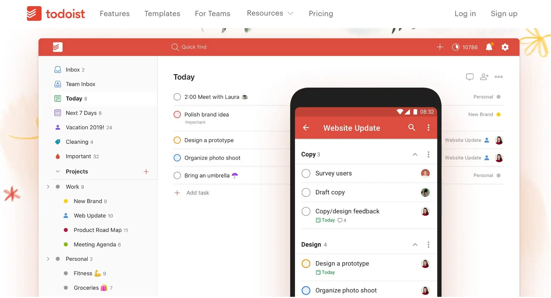 Todoist adalah yang terbaik untuk melakukan daftar aplikasi