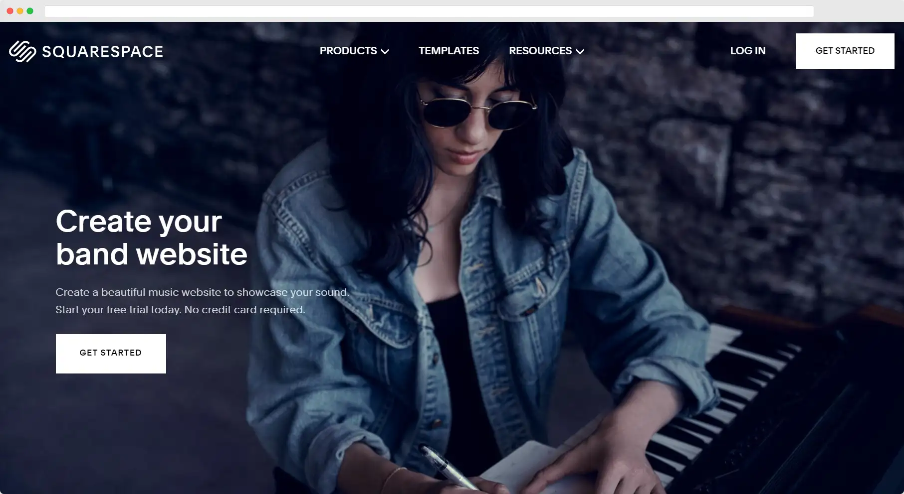 Creator de site-uri Squarespace Music