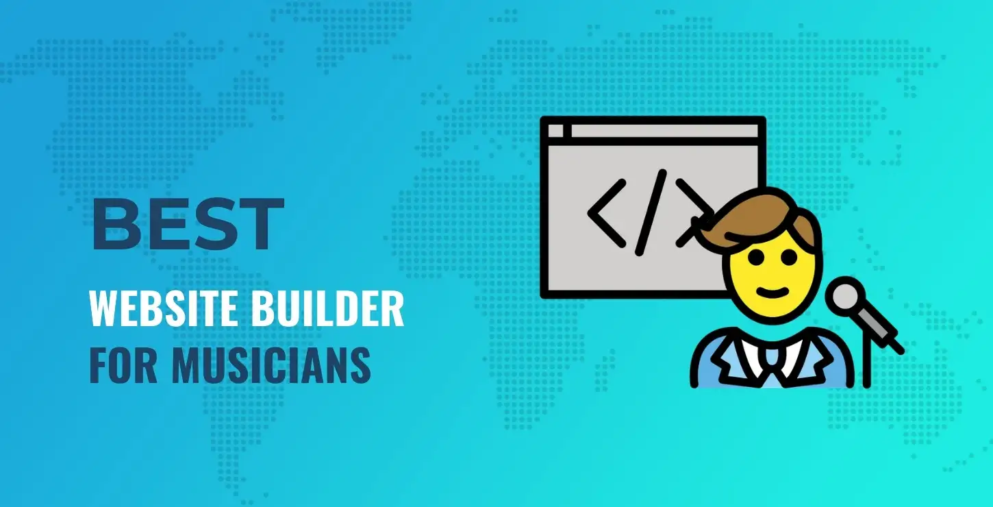 miglior costruttore di siti Web per musicisti