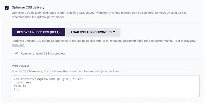 إزالة-غير المستخدمة-CSS-option-Source-WP-Rocket