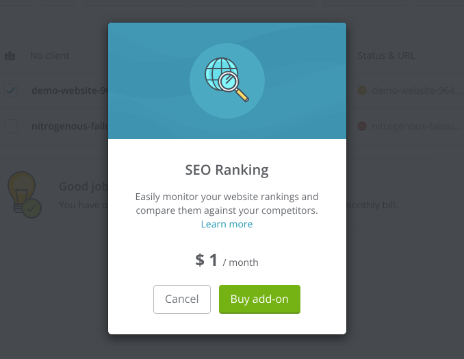 Module complémentaire de classement SEO