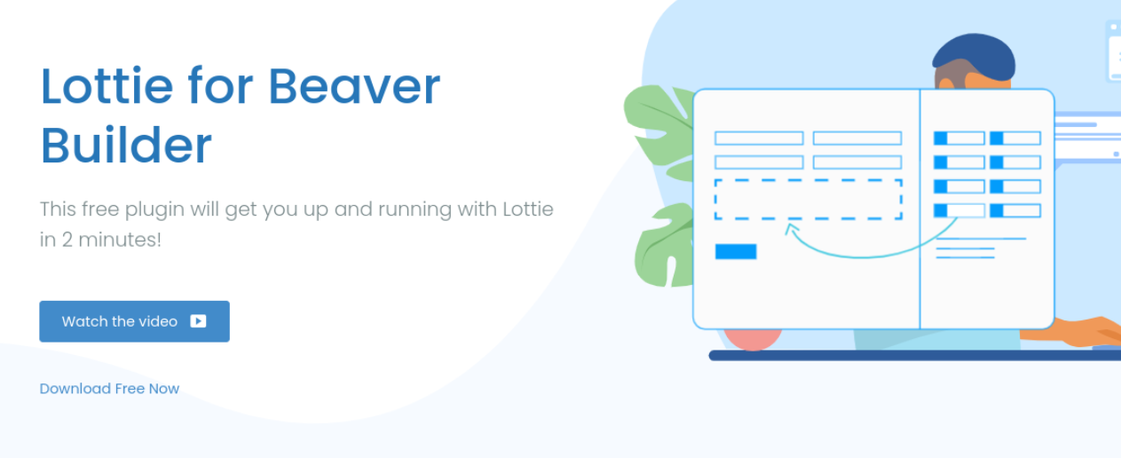 Site-ul web Lottie for Beaver Builder.