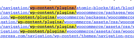 Code des plugins de site Web