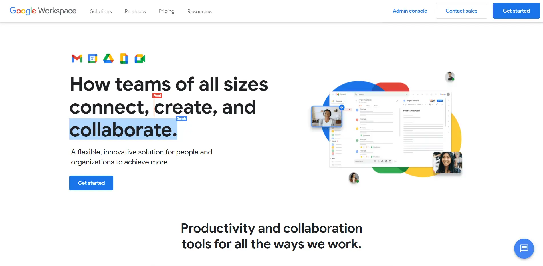 Google Workspace ، أحد أفضل خيارات التخزين السحابية للأعمال المتاحة.