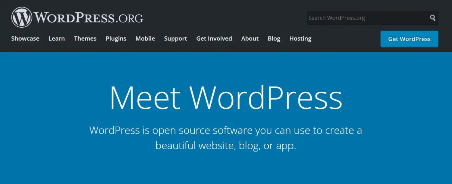 Le site WordPress