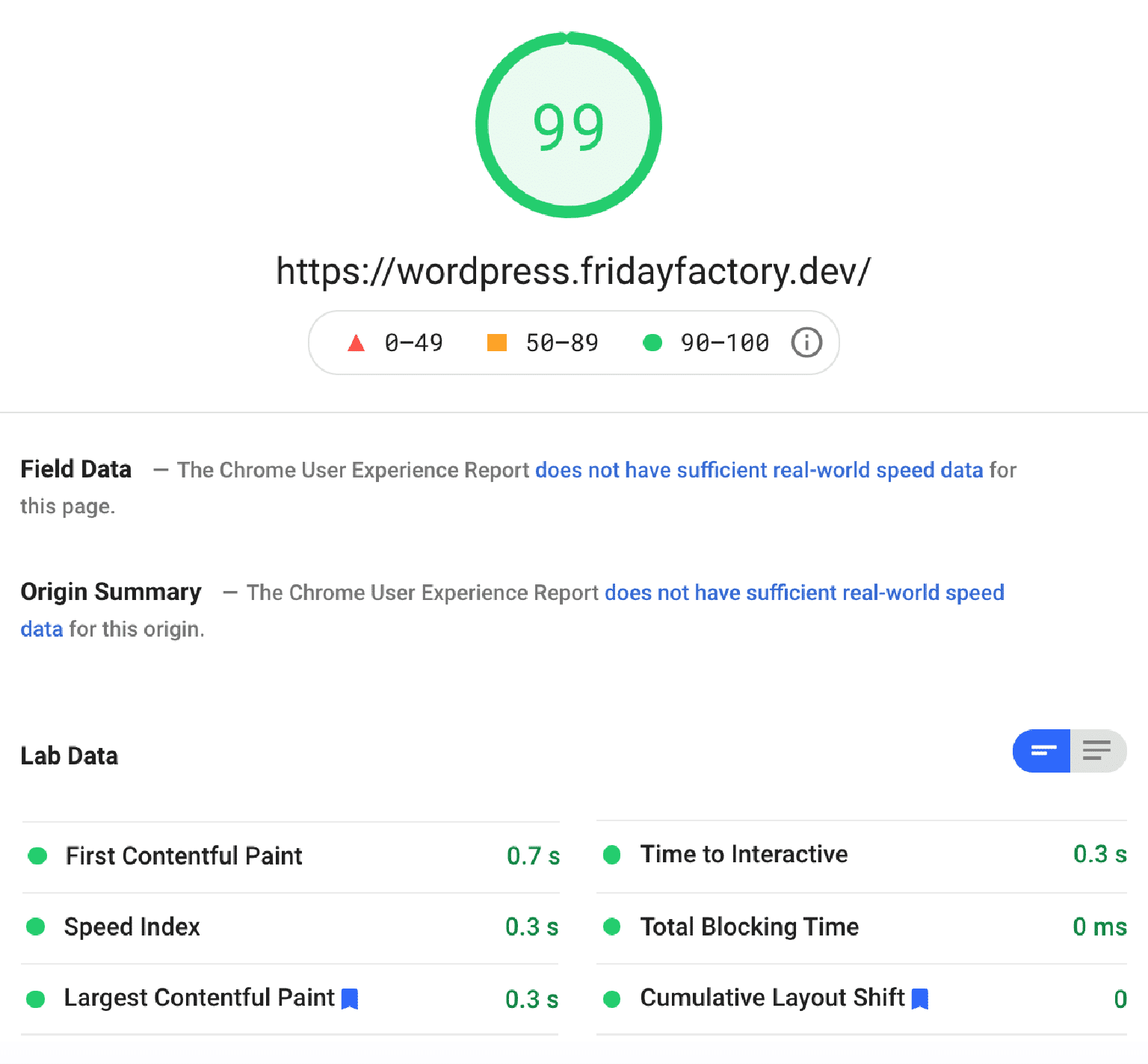 手機上的 Astra 主題 - 帶有內容和 WP Rocket - 來源：PSI mobile