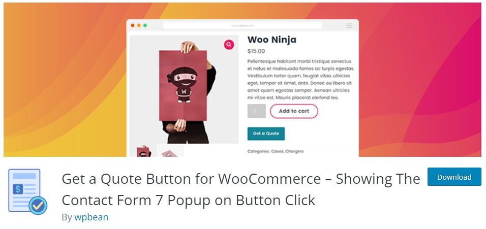 dapatkan tombol penawaran untuk woocommerce woocommerce minta plugin penawaran