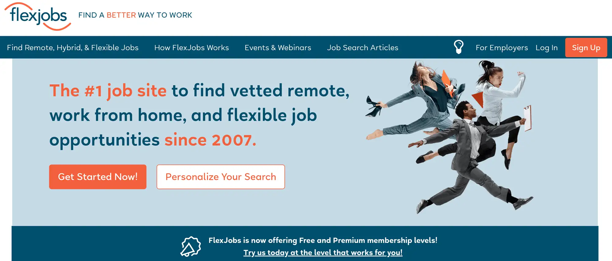 Os melhores sites freelance: FlexJobs