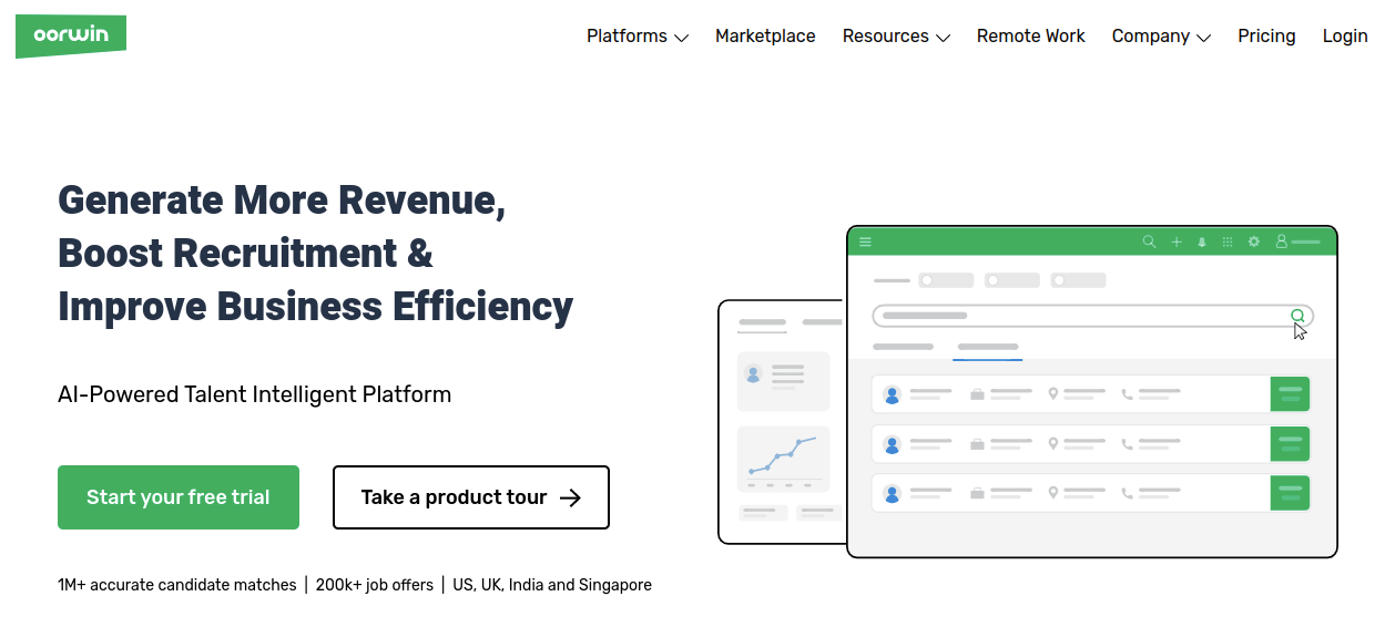 Oorwin: Platforme pentru joburi