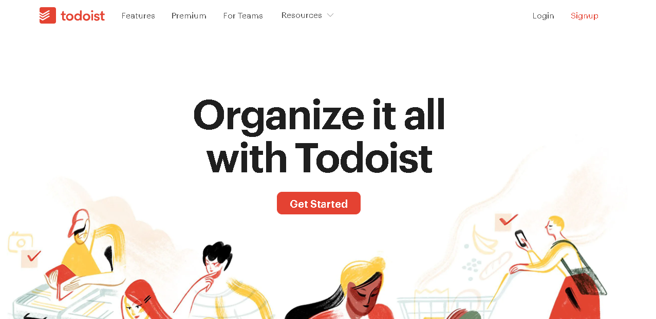 Todoist- Alat Manajemen Tugas