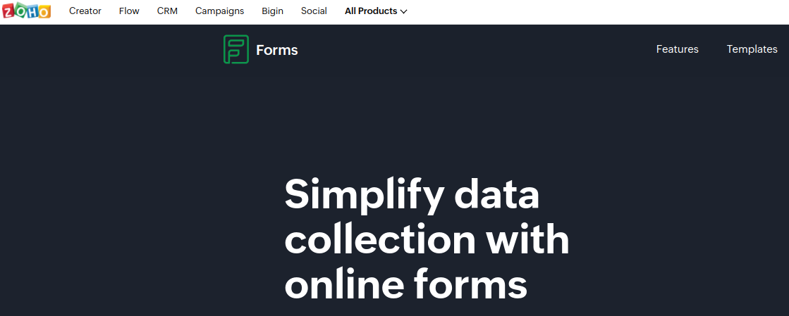 Formularze Zoho