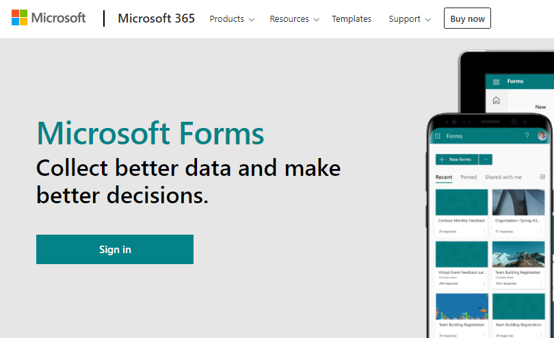 Microsoft Forms