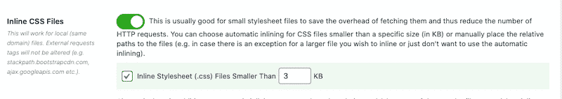 ไฟล์ CSS แบบอินไลน์พร้อมการล้างเนื้อหา