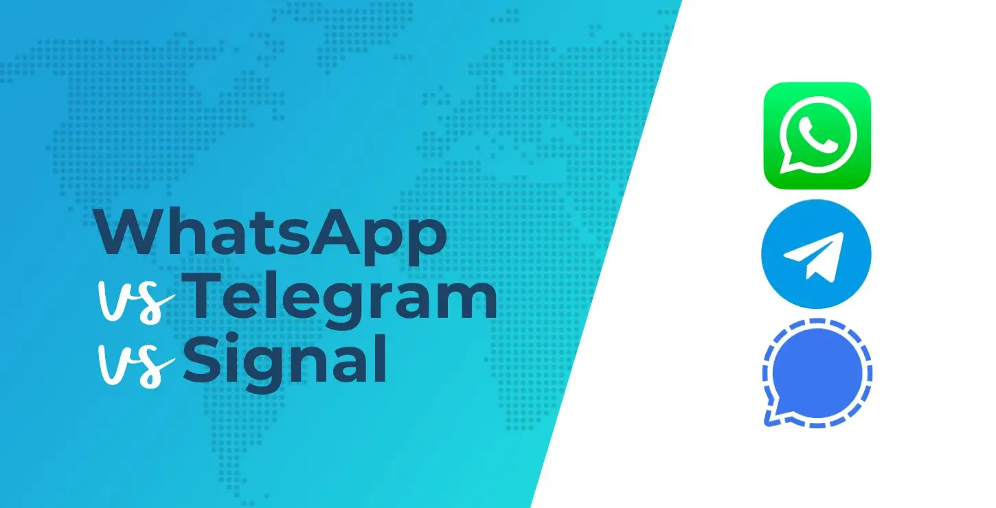 Whatsapp vs Telegram vs Signal