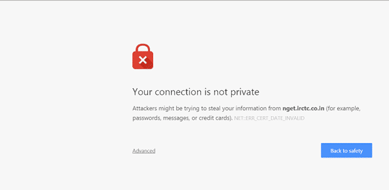 Problema de SSL - Fonte: The SSL Store