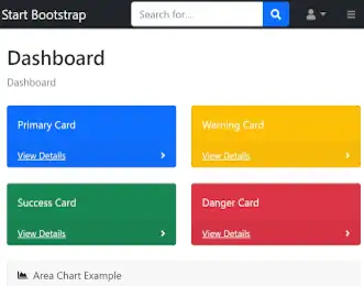 Запустить представление Bootstrap