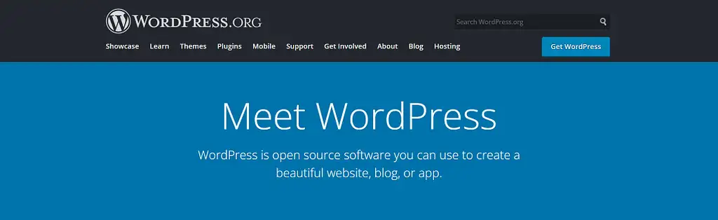 WordPress.org رأس قديم