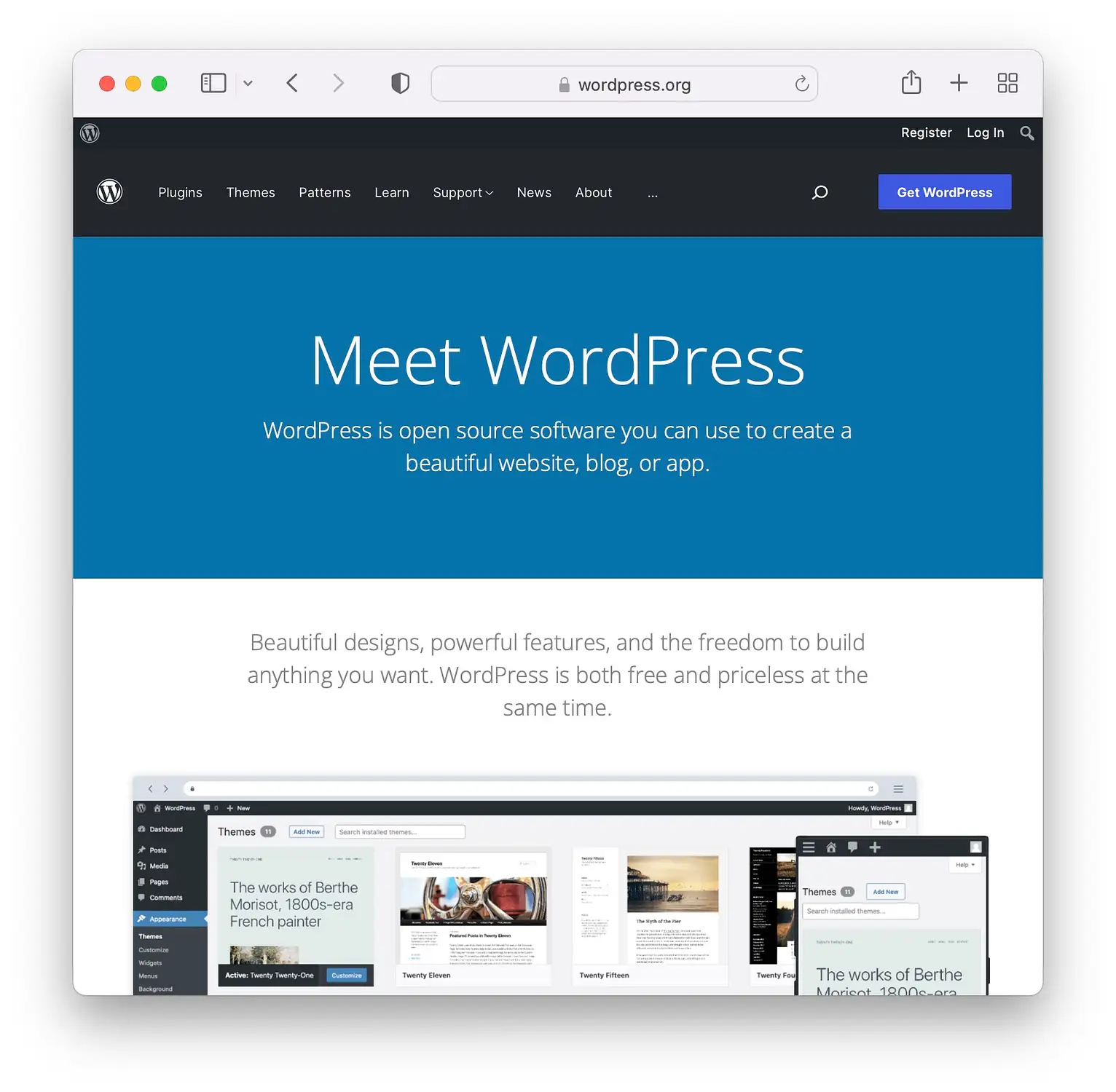 ส่วนหัวและส่วนท้ายของ WordPress