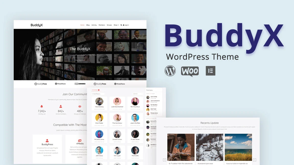 Тема BuddyPress