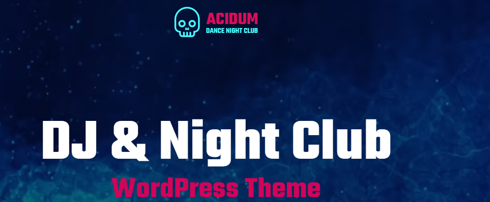 Acidum WordPress 俱乐部主题