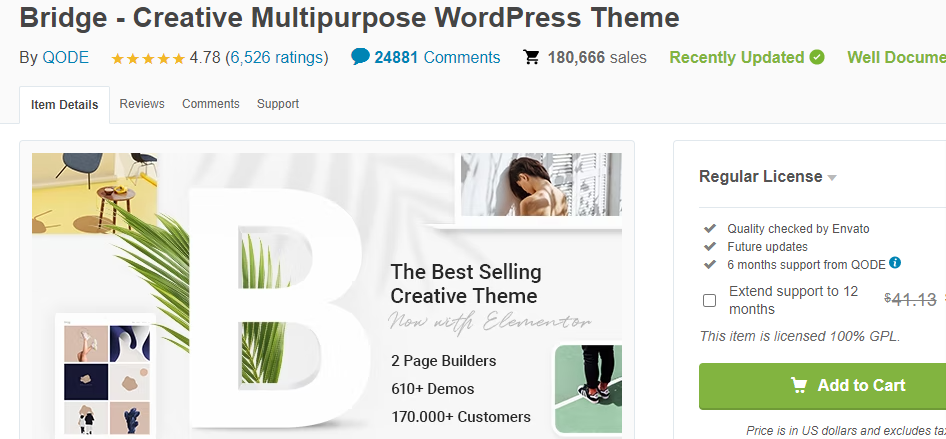 Motyw WordPress Bridge Landing Premium