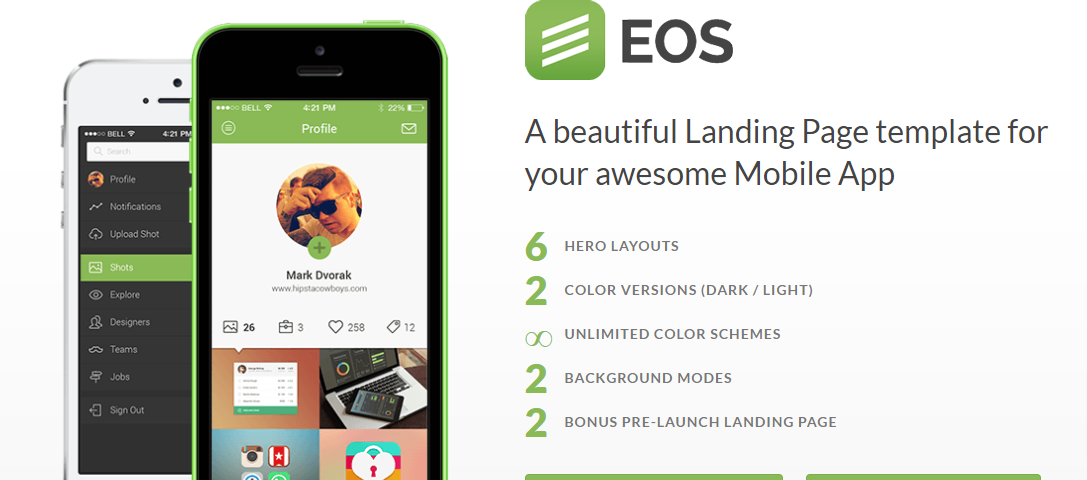 EOS-Free Coming Soon WordPress Theme