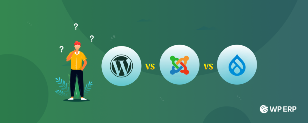 wordpress vs joomla vs drupal