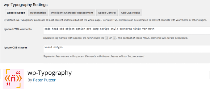WP-Typografie-Plugin