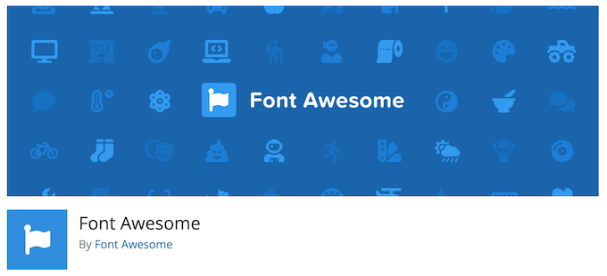 ปลั๊กอิน Font Awesome