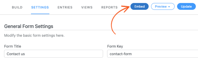 Cara menyematkan di situs web (formulir)