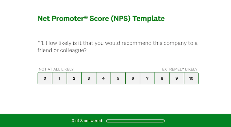 SurveyMonkey 한 번에 하나의 질문