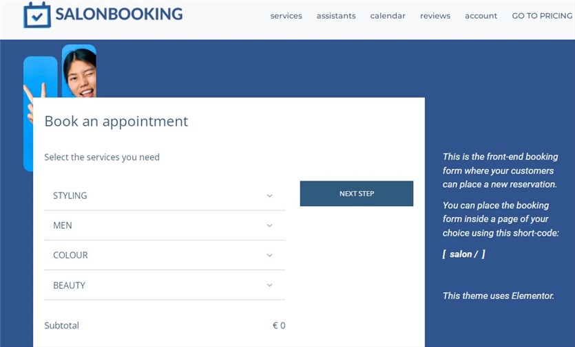 Salon-Booking-System-plug-in-para-wordpress