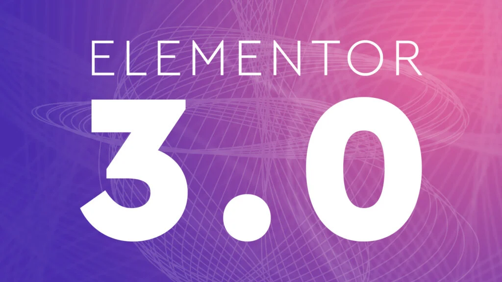 Elementor bêta 3.0