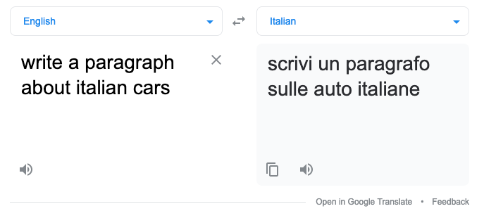 موجه لـ Jarvis AI باللغة الإيطالية