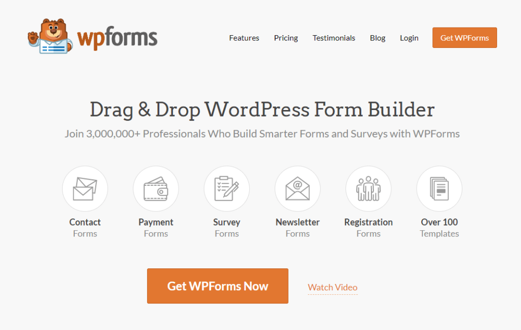 WPForms - أداة استطلاع عبر الإنترنت