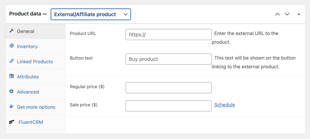 WooCommerceでアフィリエイト商品を追加できます