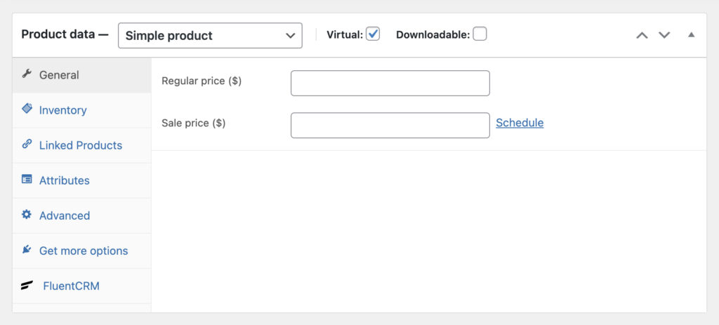 在 WooCommerce 中使用虚拟选项进行数字下载