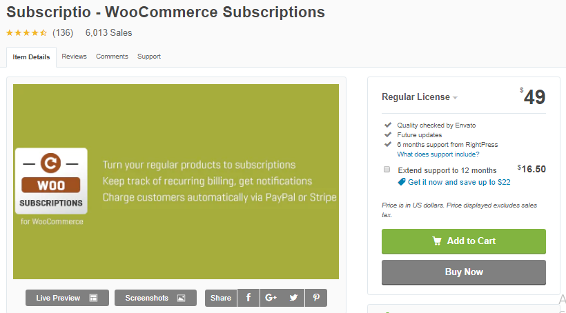 Abonelik woocommerce