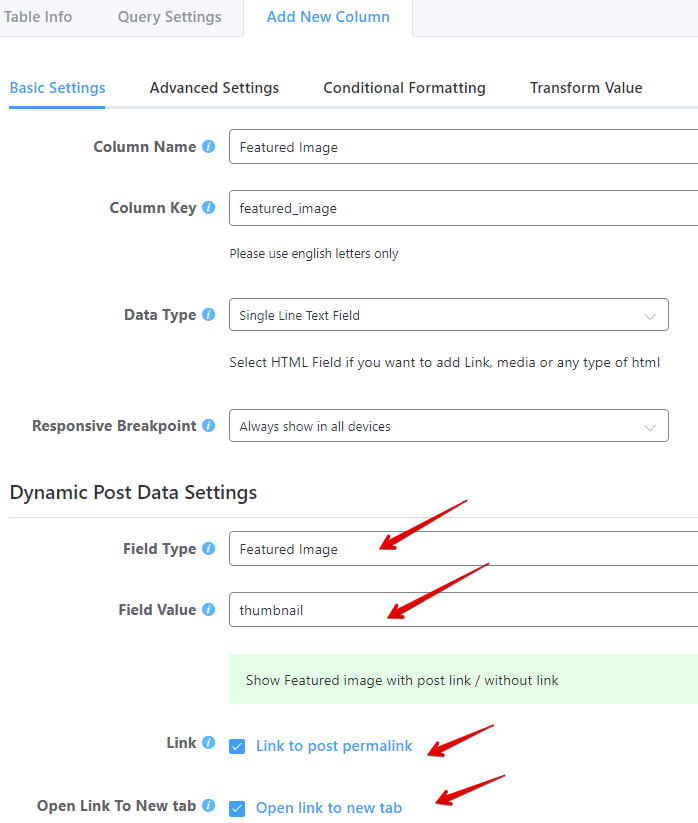 crea tabelle e aggiungi dati alle tabelle di WordPress dai post