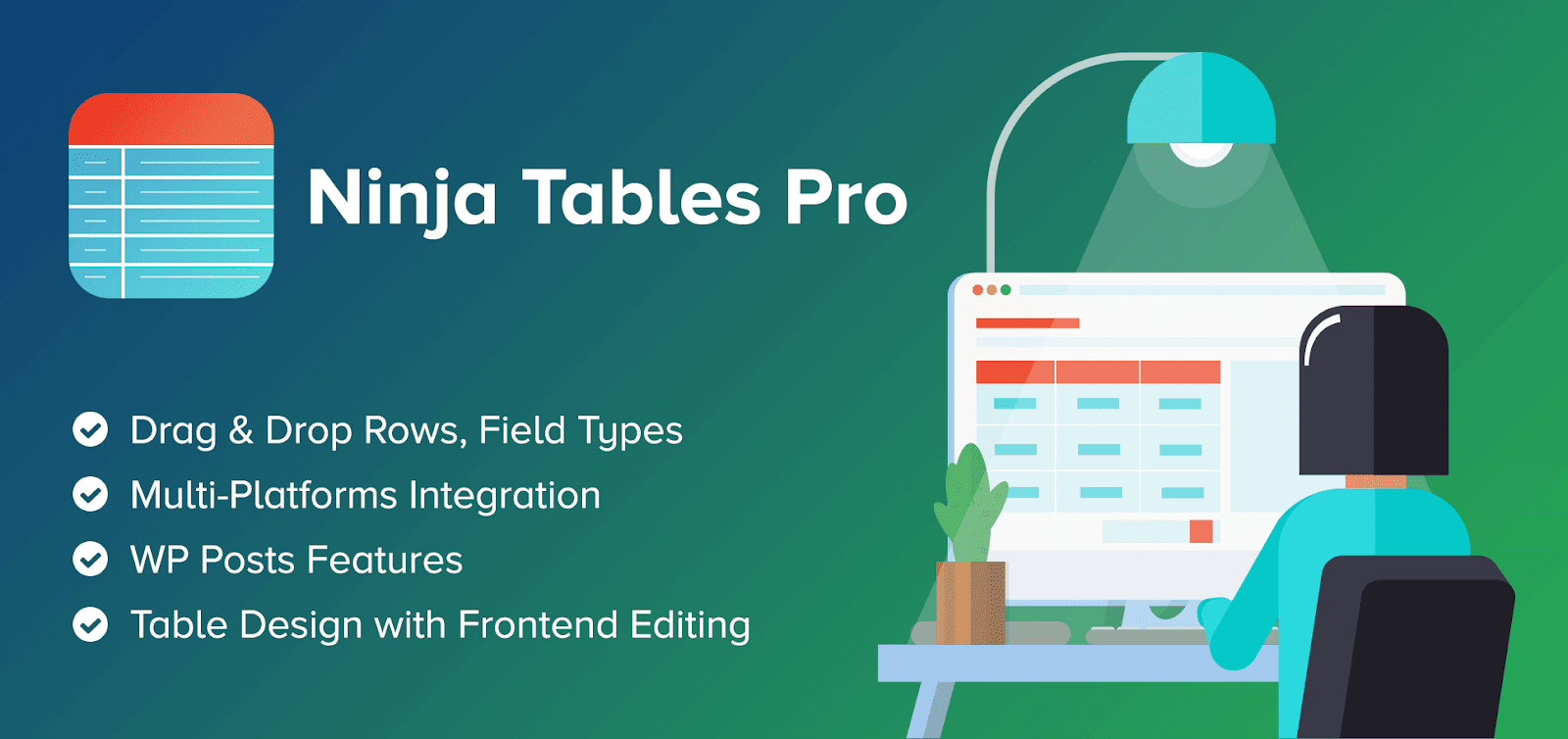 tabelle ninja, il miglior plugin per wordpress leggero