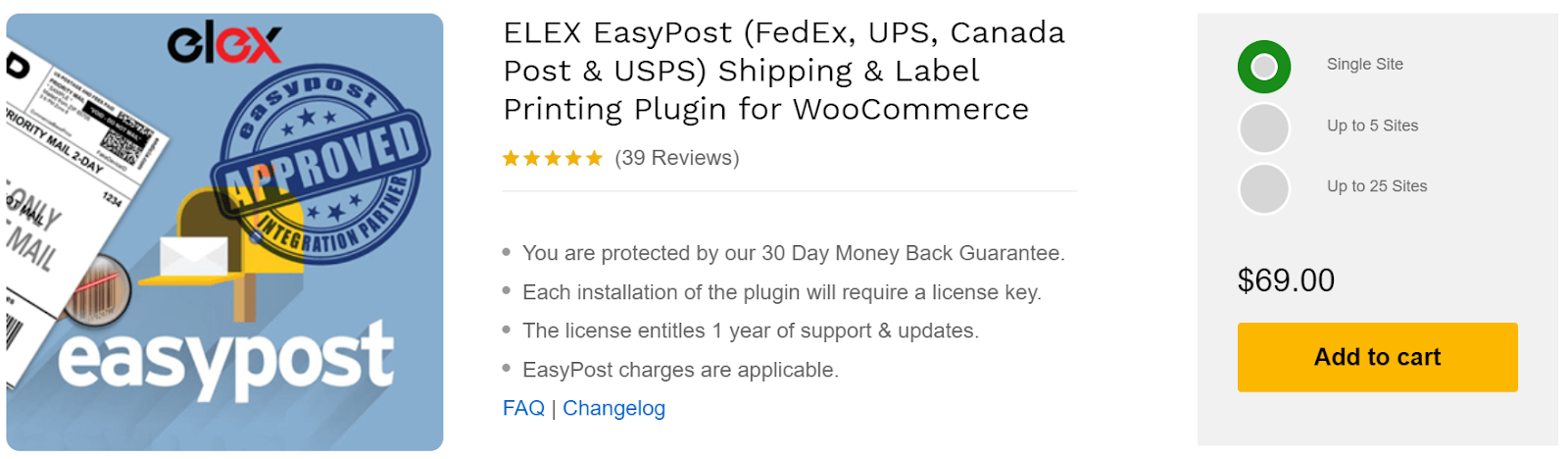 plugin easypost, plugins d'expédition woocommerce