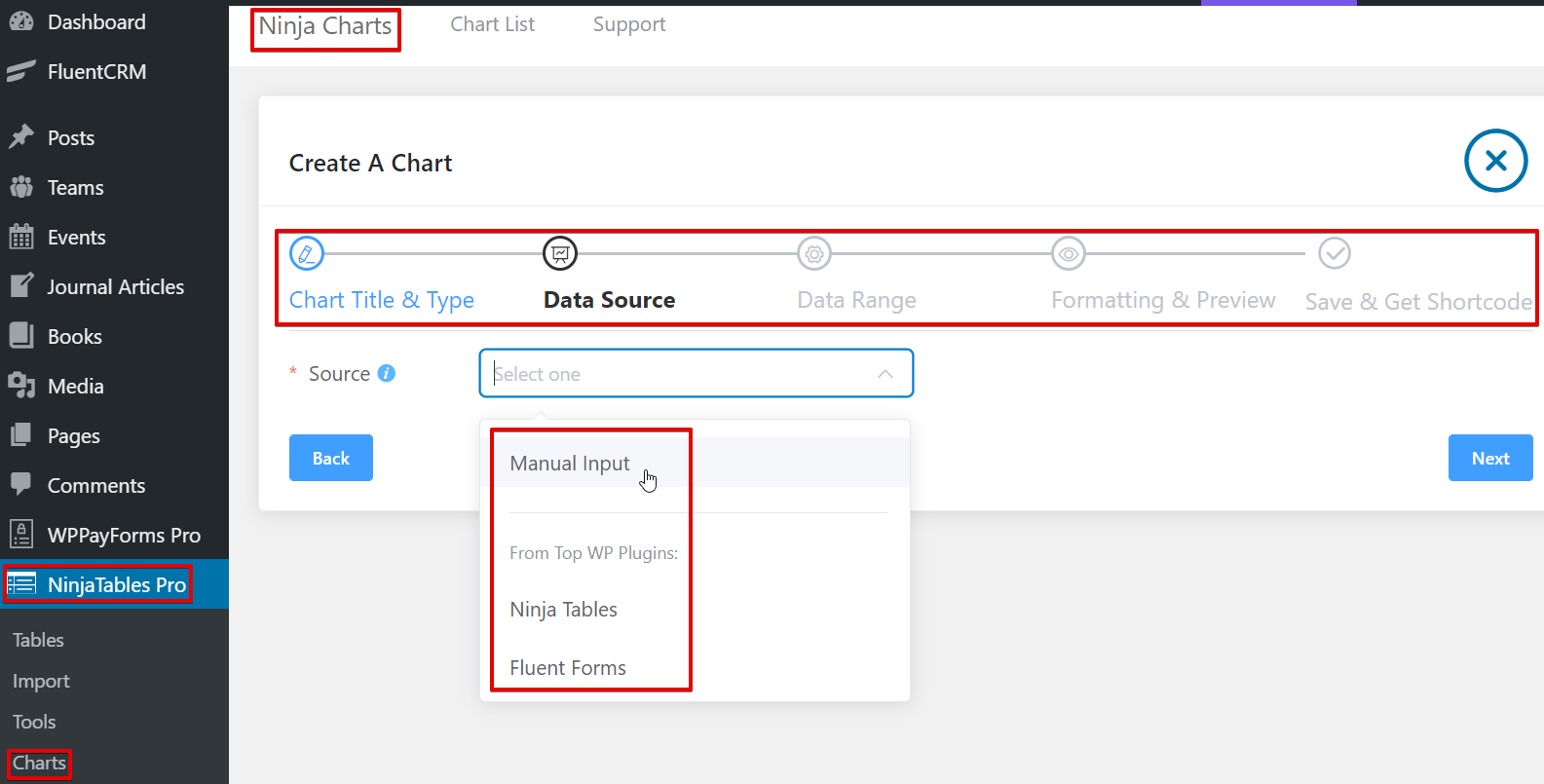 Cum să utilizați Ninja Charts în WordPress