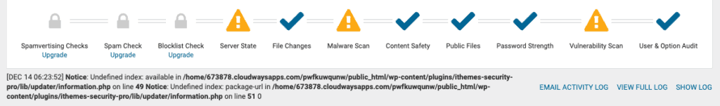 Escáner de vulnerabilidades de Wordfence