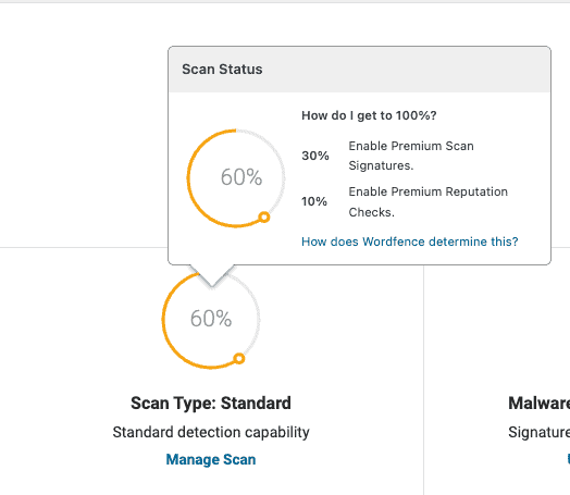 Wordfence grátis vs scanner premium